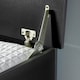 image 3 of Malmo Lift-Up Storage Ottoman Chest Box Black