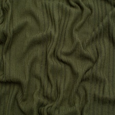 Minerva Core Range Green Brushed Texture Rib Stretch Knit Fabric for Dressmaking, 160cm / 62" Wide - per metre