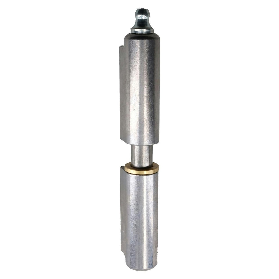 image 1 of 4 PACK Lift Off Bullet Hinge with Grease Nipple Weld On 15x100mm Door Silver