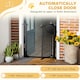 image 8 of PawHut Pressure Fit Safety Gate for Stairs w/ Auto Close 75-82 cm - Black