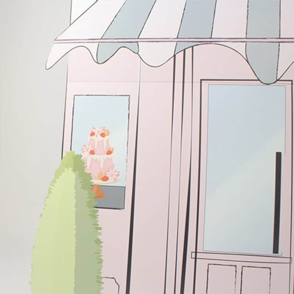 image 1 of French Patisserie Star Mini Cardboard Cutout 97cm