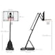 image 5 of SPORTNOW Adjustable Basketball Hoop with Weighted Base, 2.4-2.9m, Black