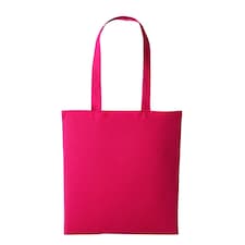 Nutshell Plain Strong Shoulder Shopper Bag - Hot Pink - One Size