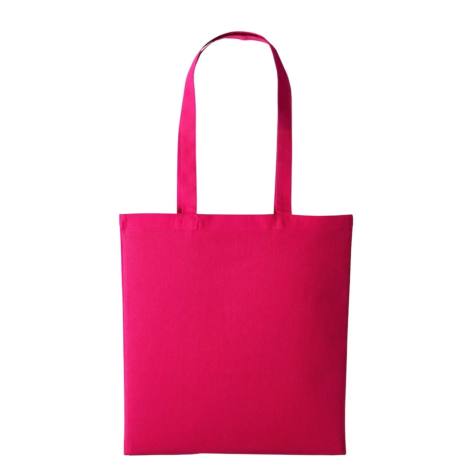 Nutshell Plain Strong Shoulder Shopper Bag - Hot Pink - One Size