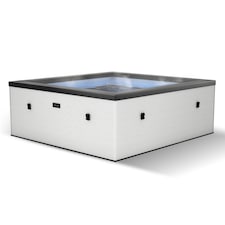 Wave Garda 4 Person Eco Foam Hot Tub, Pebble White