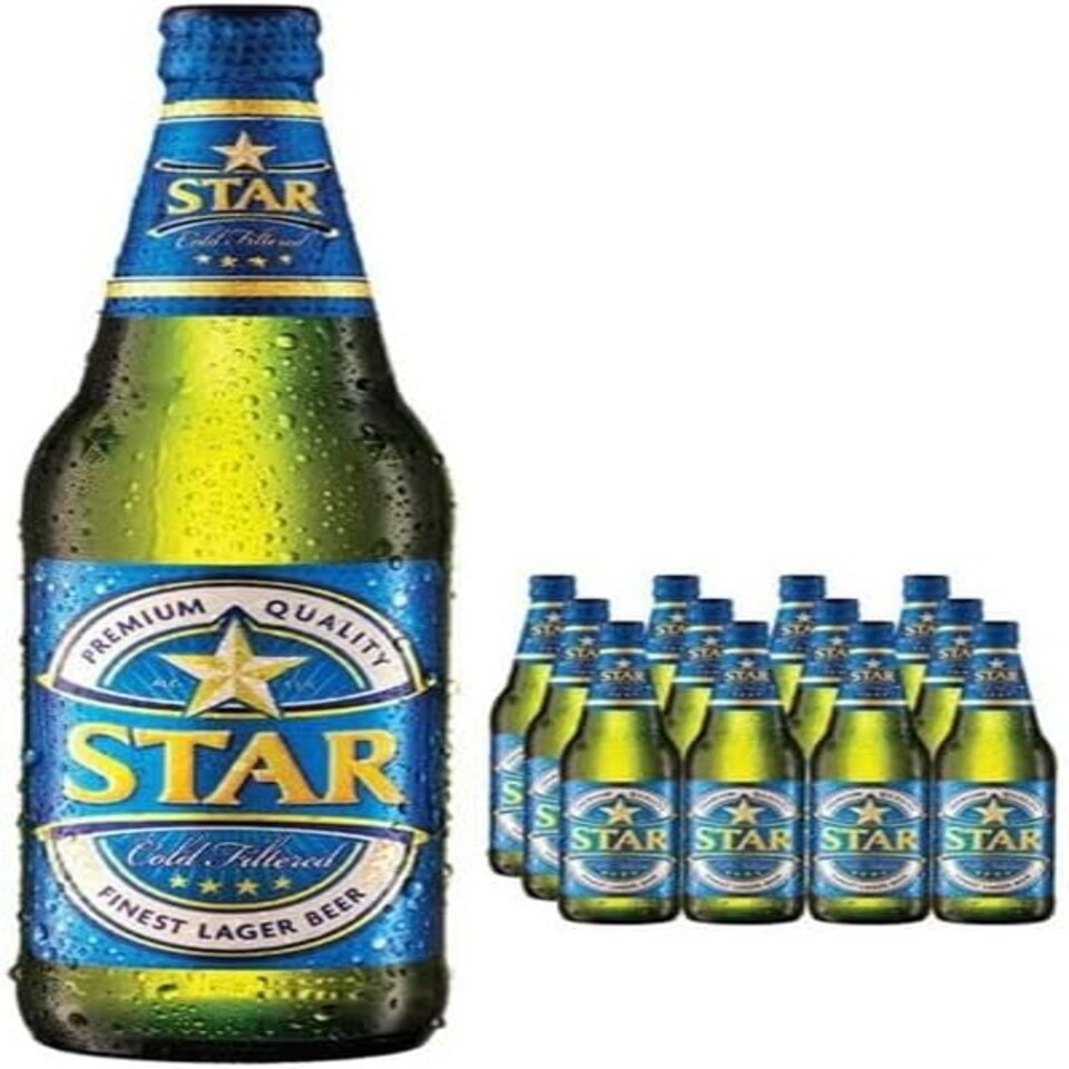 image 1 of Star Nigerian Cold Filtered Lager 12 x 600ml