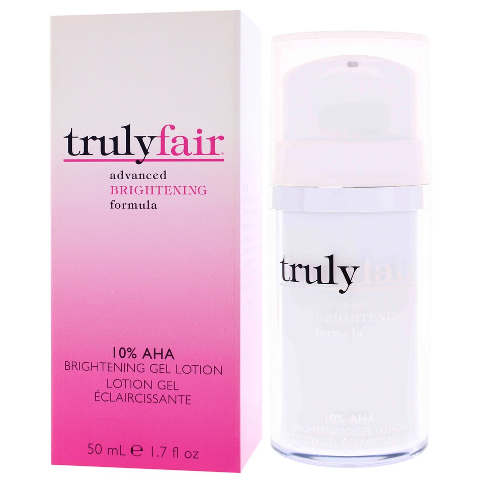 image 1 of 10 Percent Aha Brightening Gel Lotion by Truly Fair for Unisex - 1.7 oz Lotion | White