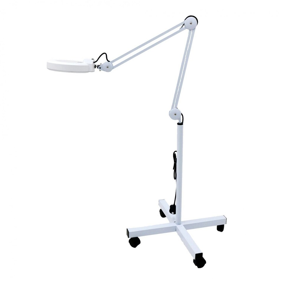 image 1 of Oypla Floor Standing Magnifier Lamp with 5x Magnification