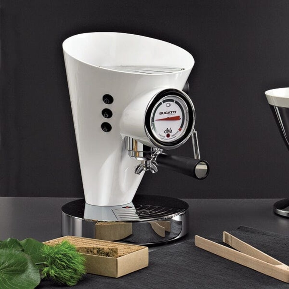 image 1 of Bugatti Diva Coffee Machine White