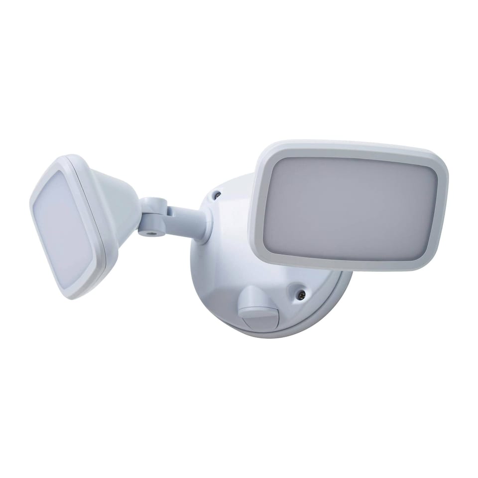 image 1 of BHS Twin Wilson Outdoor Flood Light, White