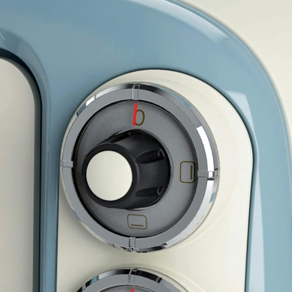 image 1 of Ariete 97905 Vintage Mini Oven, 18 Litre, 1380 W, Blue
