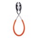 image 1 of Bugatti Kiss Salad Tongs Orange