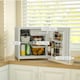 image 4 of HOMCOM 46L Counter Top Fridge Mini Fridge with Lock Chiller Box Cream White