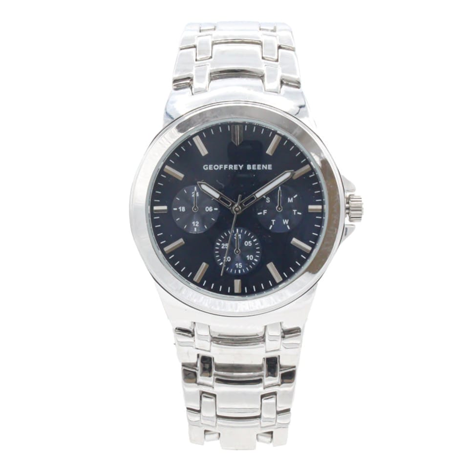 image 1 of Geoffrey Beene Silver Men's Watch GB8090SL | Multi | Silver | 4 cm