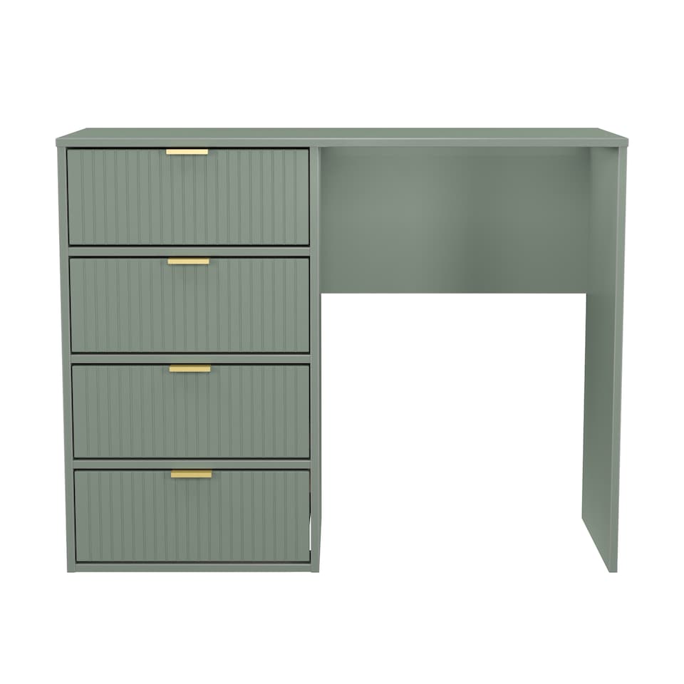 image 1 of Bexley 4 Drawer Vanity in Reed Green (Ready Assembled) | Green | Reed Green