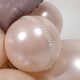 image 4 of Happy Mother's Day Greige Heart Shape Tabletop Balloon Display - Inflated Balloon In A Box