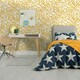 image 4 of Holden Décor Squiggle Wallpaper - Ochre/White - One Size Yellow