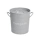image 1 of Harbour Housewares Vintage Metal Kitchen Compost Bin - Grey | Grey | Grey | One Size