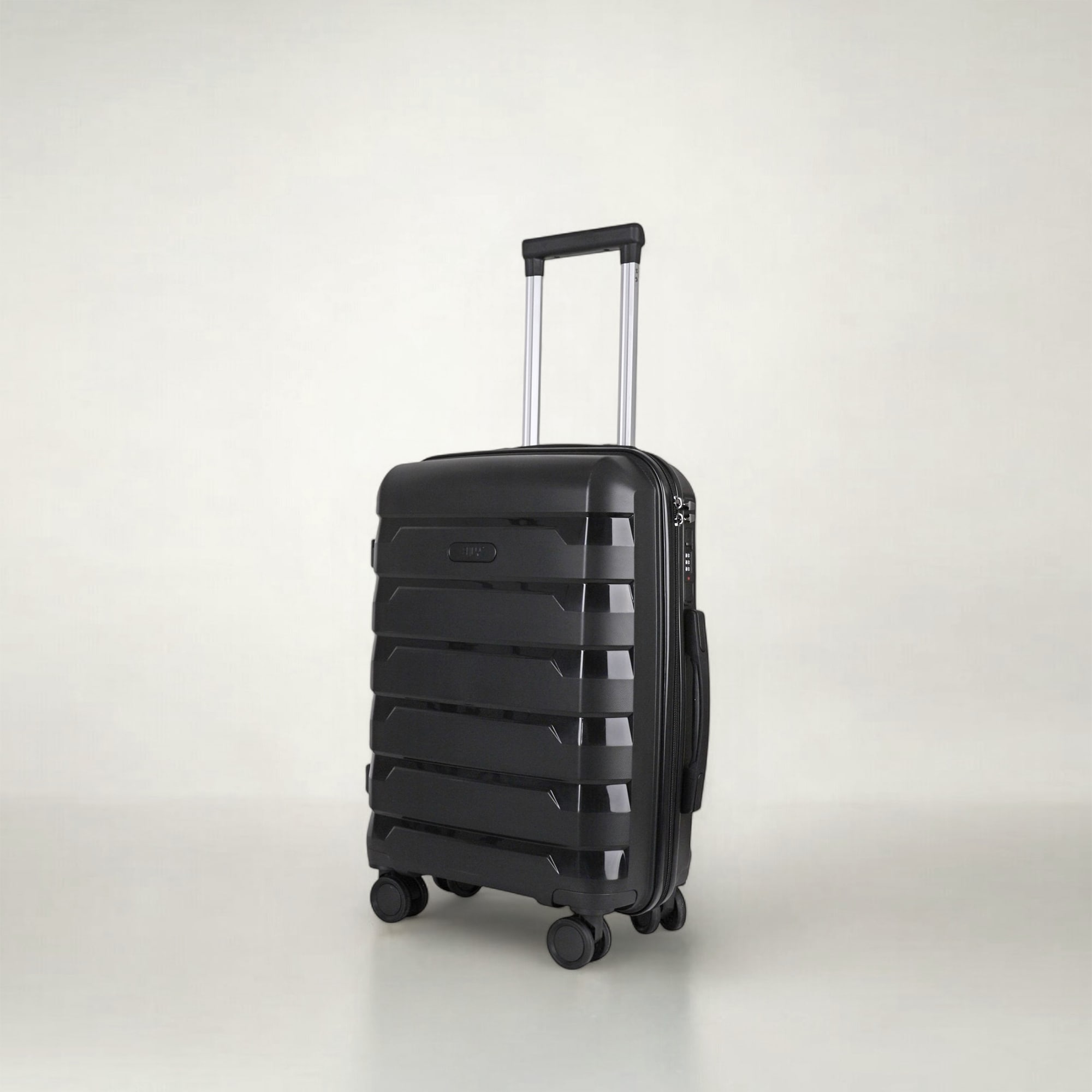 JLY Cabin Suitcase Small 20' Inch Hard Shell Hand Luggage - Lightweight & Durable, USB Charging Port, Secure TSA Lock, Dual Spinner Wheels