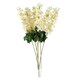 image 2 of 6 x 75cm Delphinium Cream Artificial Stem