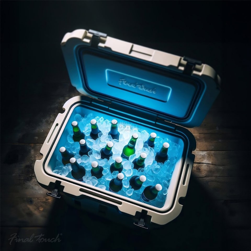 image 1 of Set of 4 Final Touch Ice Bucket & Cooler LED Lights