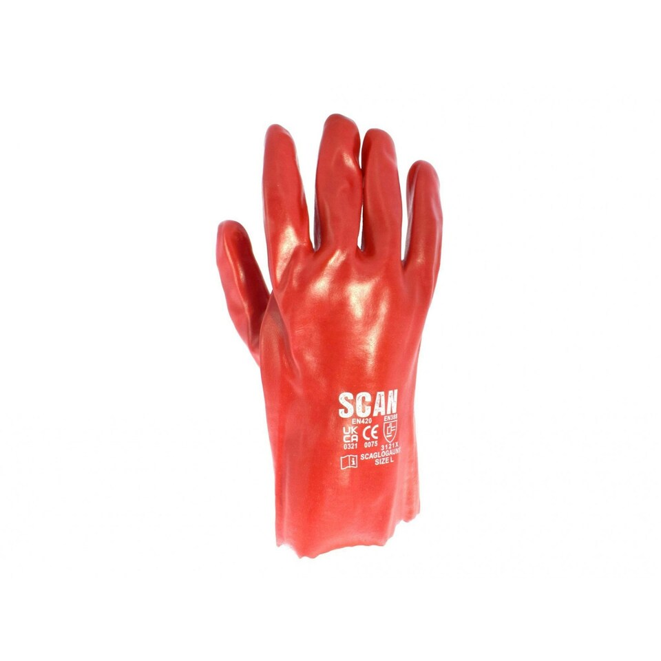 image 1 of Scan Pvc Gauntlets - Multi Colour - Large Multi | Large