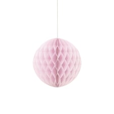 Unique Party Tissue Paper Honeycomb Hanging Decoration - Pink - One Size