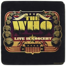 The Who Single Cork Coaster: Live in Concert - WHOCOAST02D