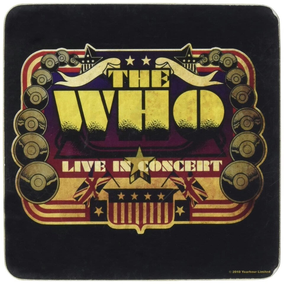 The Who Single Cork Coaster: Live in Concert - WHOCOAST02D