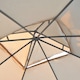 image 8 of Outsunny 3Mx3M Garden Gazebo Double Top Outdoor Canopy Patio Event Party Wedding Tent Backyard Sun Shade with Netting  Cream White