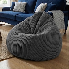 rucomfy Jumbo Cord Slouchbag - Indoor Classic Bean Bag for Adults