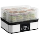 image 1 of HOMCOM 5 Tier Food Dehydrator, 245W for Drying Fruit, Meat, Vegetable, Black