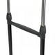 image 8 of KCT Adjustable Double Clothes Rack on Wheels Black | Silver | One Size