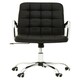 image 3 of Interiors by Premier Brent Black Tufted Home Office Chair