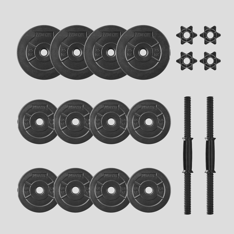 image 1 of Phoenix Fitness 20kg Dumbbell Set