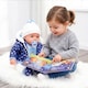 image 6 of BiBi Doll 20" Navy Baby Doll Boy with Blue Coat Outfit, Sounds & Dummy Toy