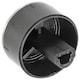 image 4 of SPARES2GO Hob Control Knob for BOSCH Oven Cooker Silver Black Switch 616100 PCC PCH PCQ (Pack of 4)