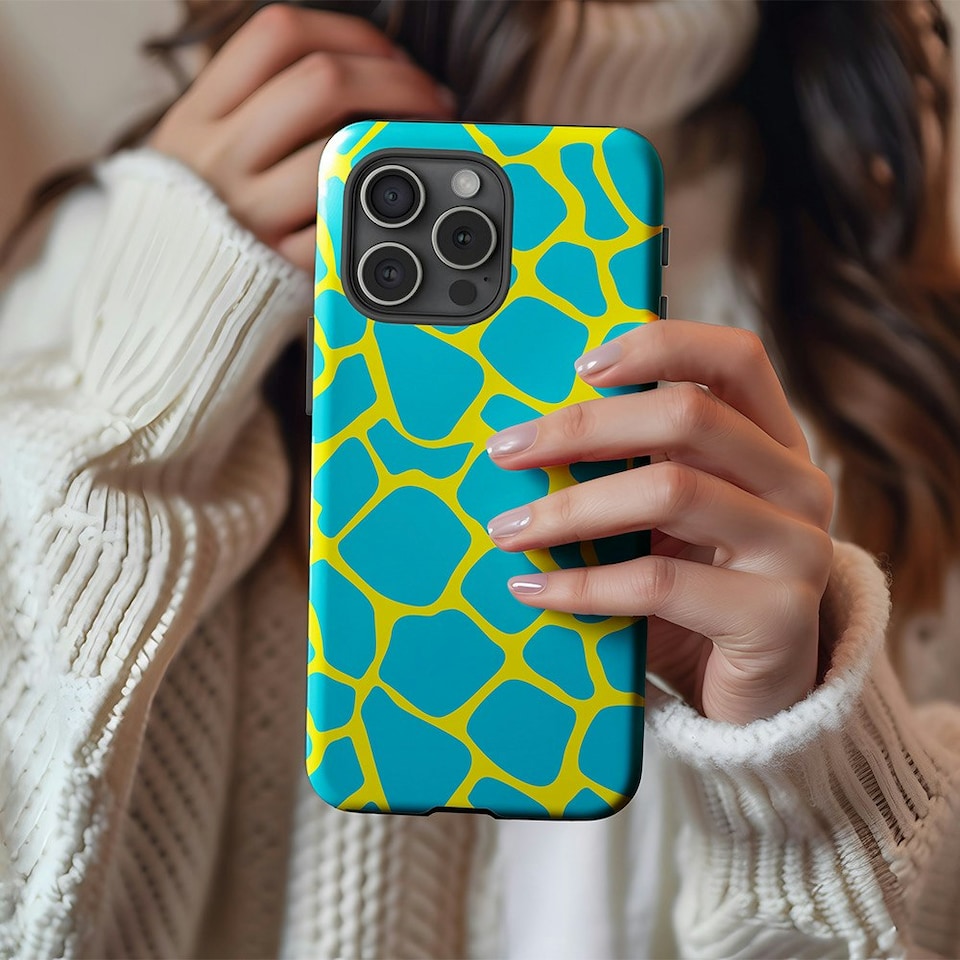 image 1 of Cow Lick Phone Case Blue | iPhone 15 Pro Max
Tough | iPhone 15 Pro Max
Tough
