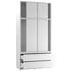 image 5 of 120cm 3 Sliding Doors Children Kids Wardrobe Bedroom Storage Closet Hanging Rail | Multi | White | 1