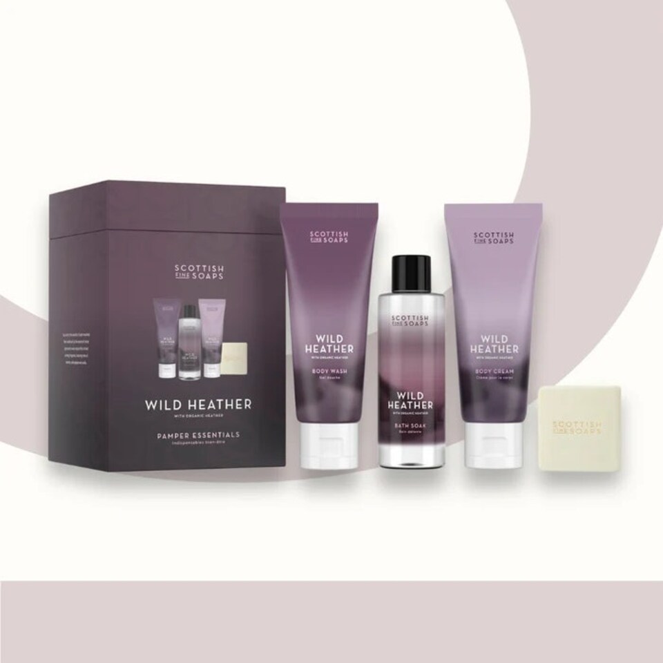 image 1 of Scottish Fine Soaps Wild Heather Pamper Essentials Set