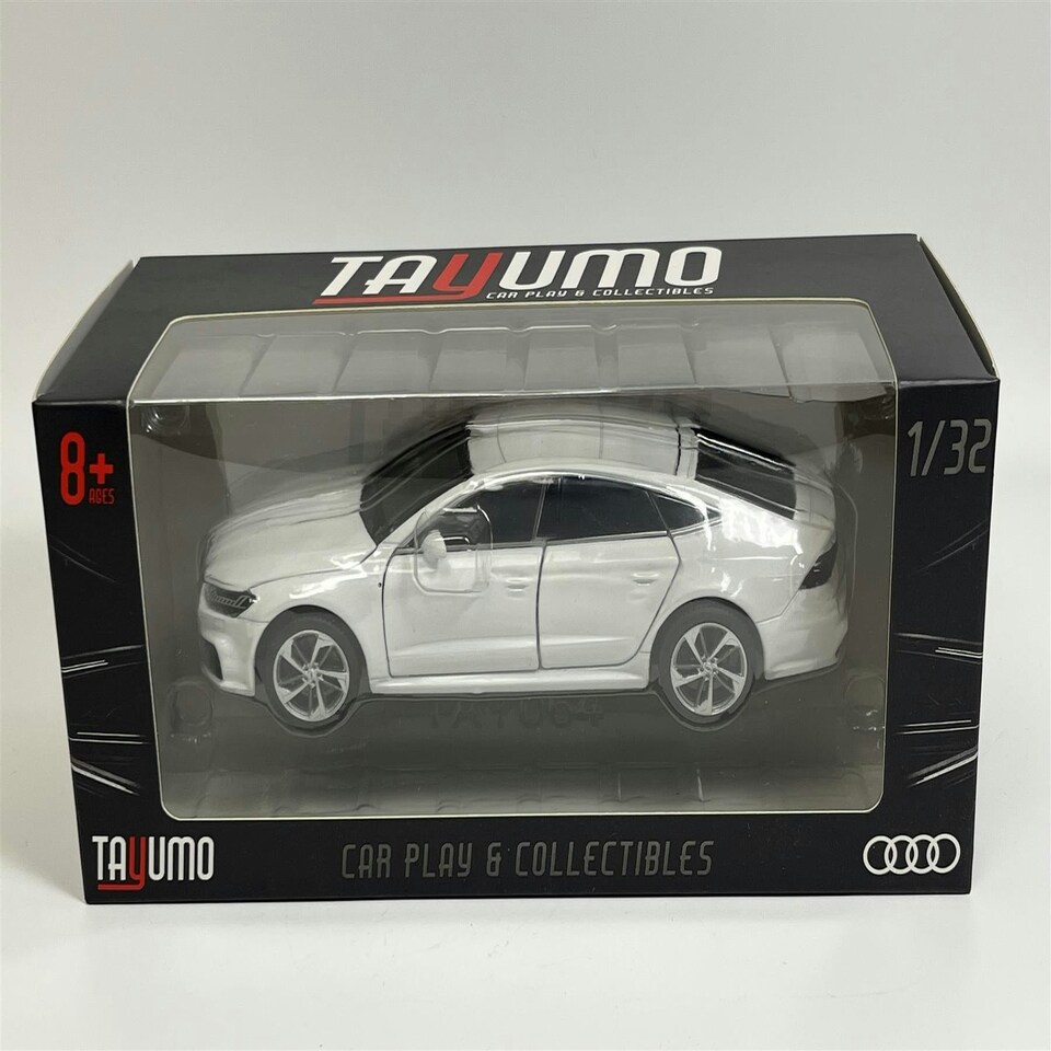 image 1 of Audi A7 White LHD Light and Sound 1:32 Scale Tayumo 32140017
