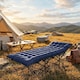 image 6 of Outsunny Sleeping Mat, Foldable Camping Pad with Elastic Straps Dark Blue | Blue | Dark blue | 200 x 80 x 8 cm