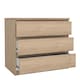 image 4 of Naia Chest of 3 Drawers in Jackson Hickory Oak