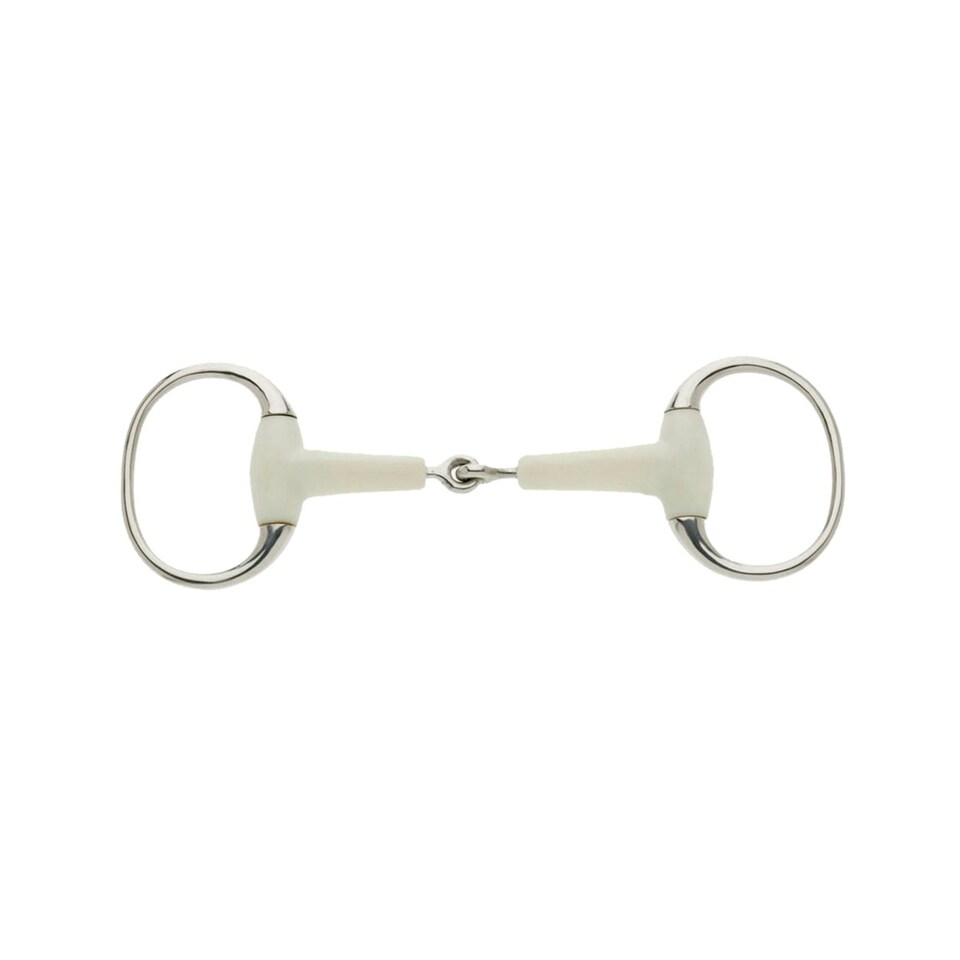 Lorina Flexi Single Jointed Eggbutt Snaffle - Silver - 5.5in