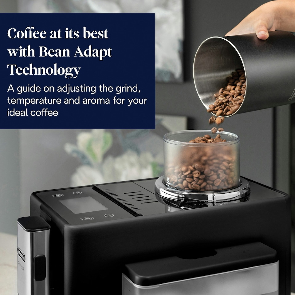 image 1 of Delonghi Rivelia Bean to Cup Automatic Coffee Machine, Black