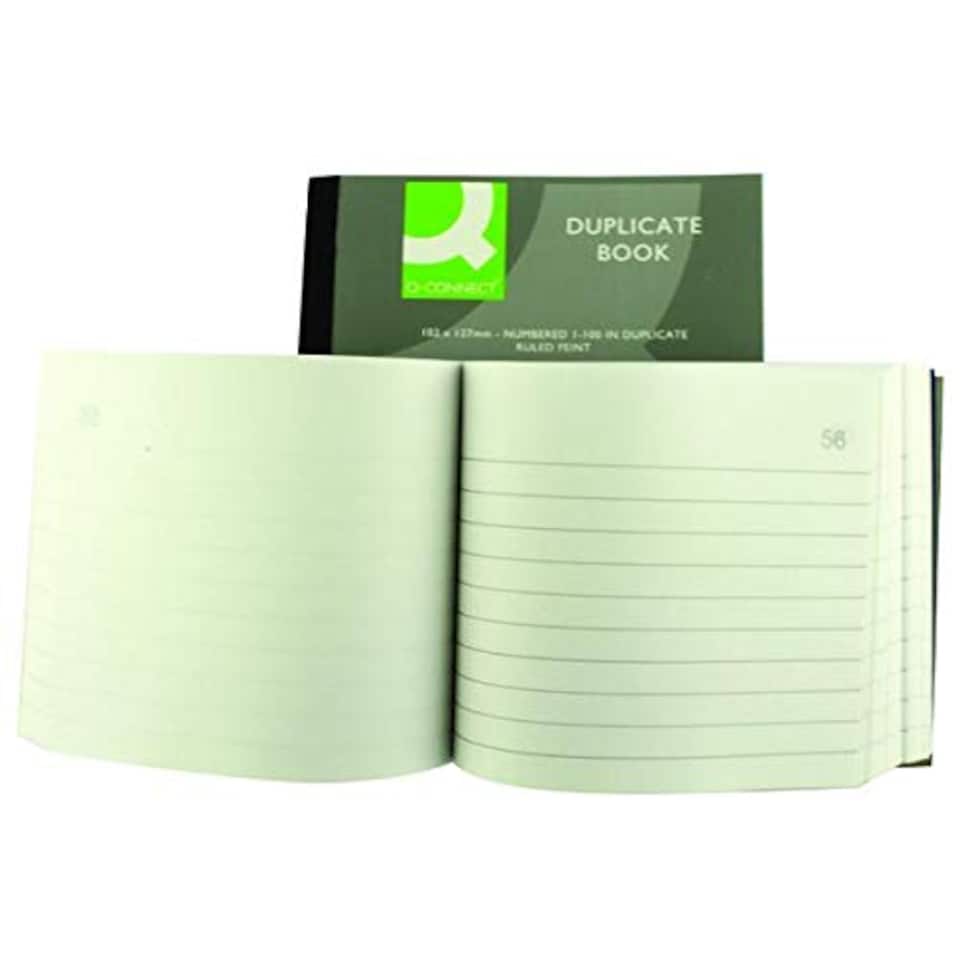 image 1 of Feint Ruled Duplicate Book 102 x 127mm