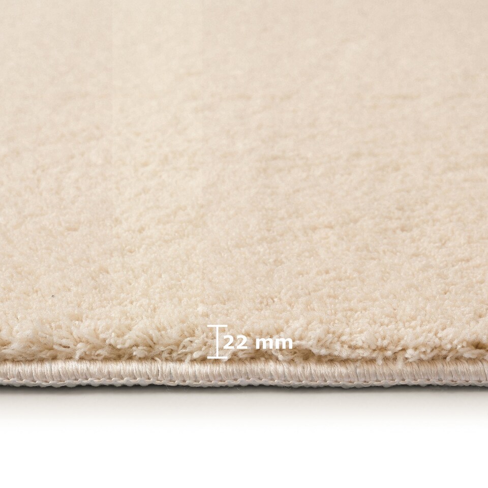 image 1 of RUGLENZA HOME -  STELLA SHAGGY RUG - 22 MM - BEIGE - 60 x 110 CM