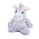 image 1 of Warmies Plush Marshmallow Unicorn Microwavable Weighted Teddy with French Lavender Scent, Hot or Cold for Cool Relaxation and Warm Relief