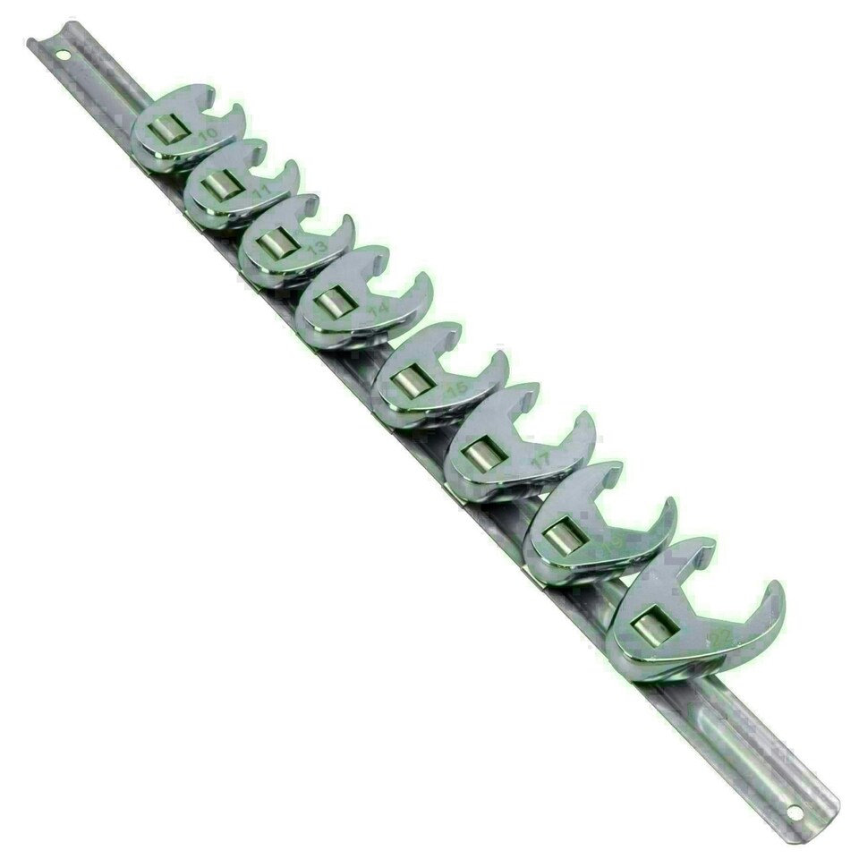 image 1 of Crows Foot / Crowfeet / Crowfoot 8pc 3/8" drive Metric sizes 10mm - 22mm TE496