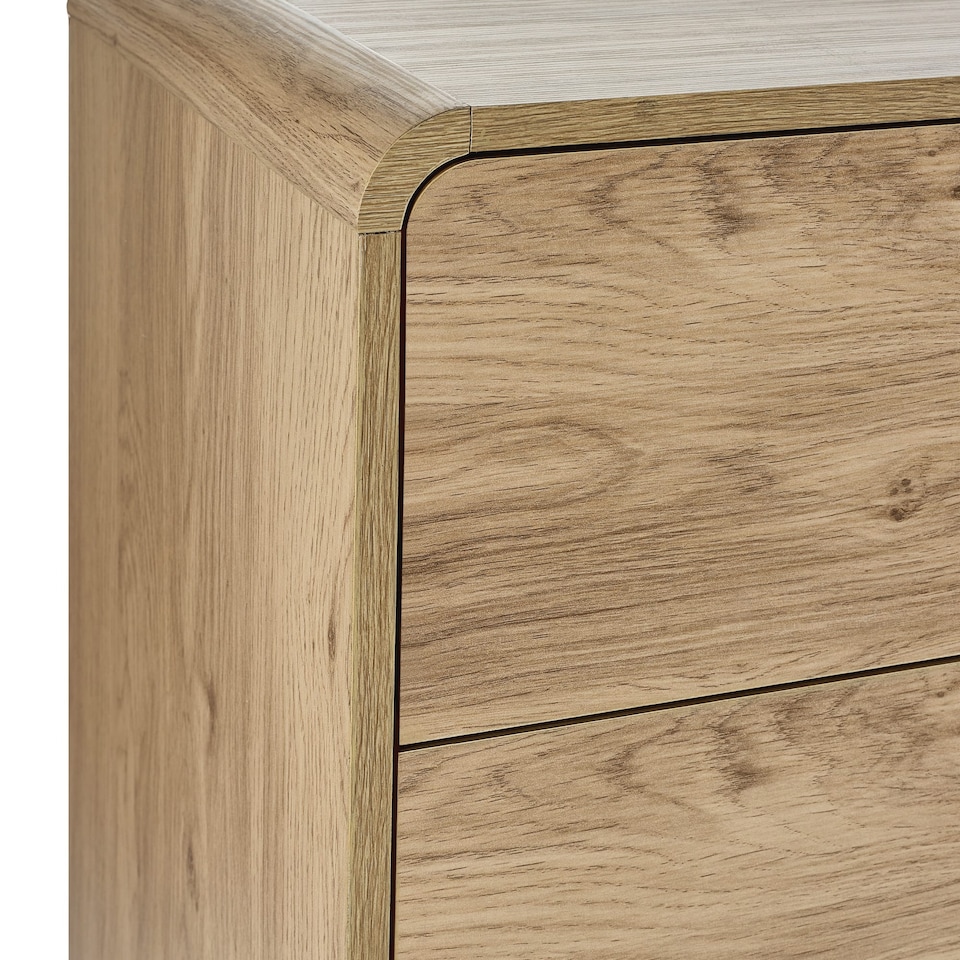 image 1 of Premium Freya 5 Drawer Chest - Beige